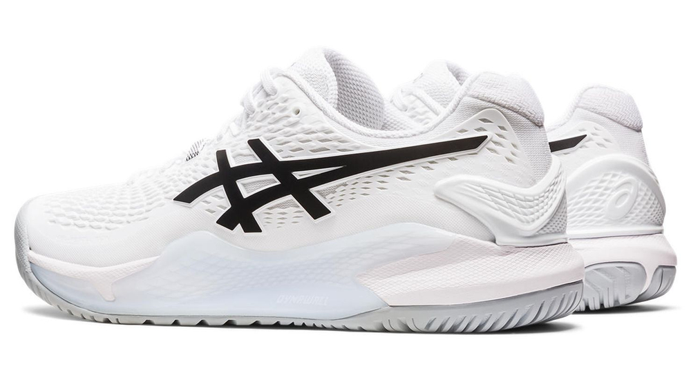 Мужские кроссовки теннисные Asics Gel-Resolution 9 - white/black