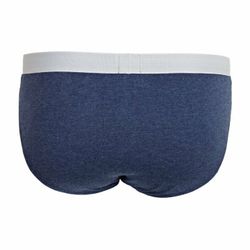 Мужские трусы слипы синие меланжевые BUGATTI 50012/6072 631