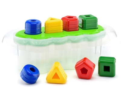 Игрушка развивающая "Магические фигурки" 20эл. св. зеленая (Тигрес)