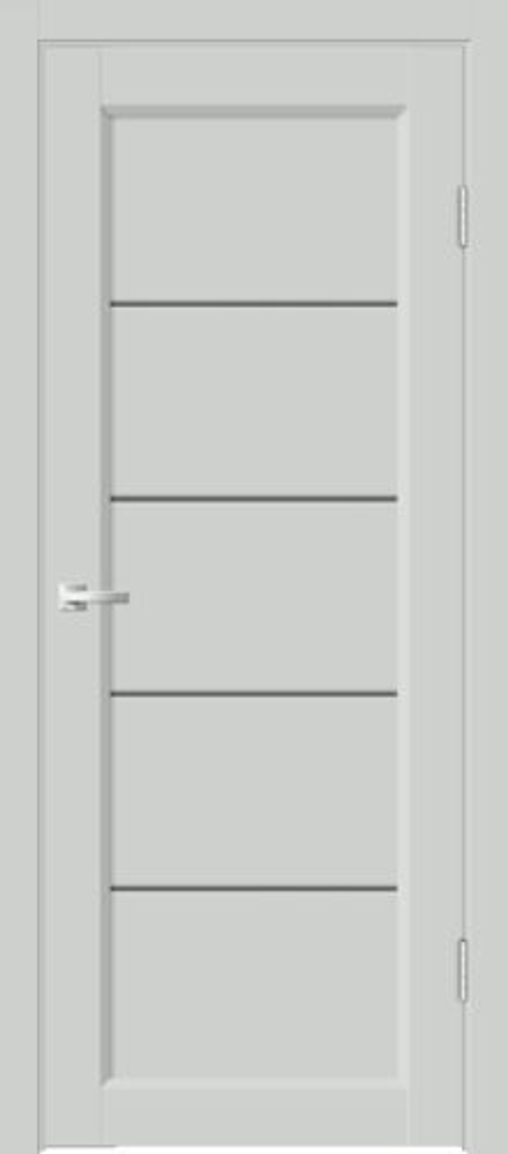 Межкомнатная дверь Velldoris Style 1 PO Мателюкс Графит Доломит