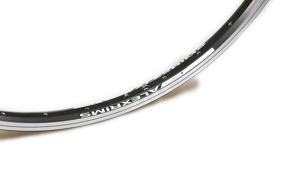 Обод 26" ALEXRIMS алюминиевый, двойной, 32H, фрезерованный, индикатор износа, 559х18/25х16мм, A/V, а