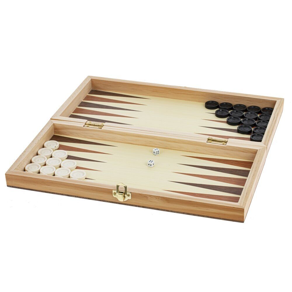 GAEM Игра настольная 3 в 1 (шахматы, шашки, нарды), L34,5 W17,5 H4,5 см