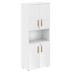 Шкаф с 2-мя комп-ми малых дверей и топом FHC 80.4(Z)  802х429х1983 FORTA