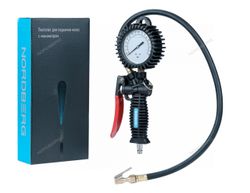NORDBERG (Ti62) Пистолет для подкачки шин с жидкостным манометром