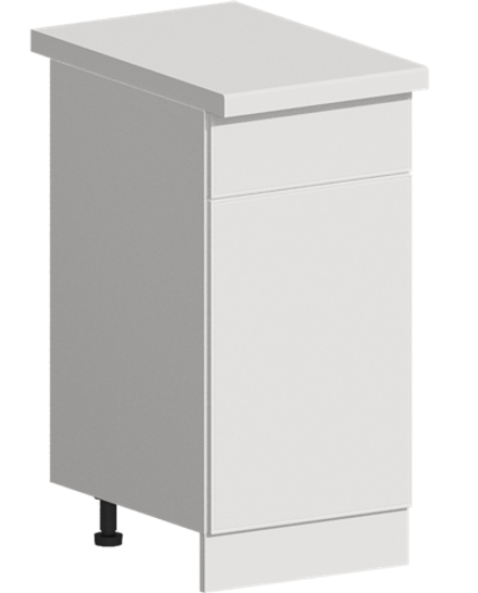 Кухня Модуль ШН1Я 400 Вотан / Белый Софт