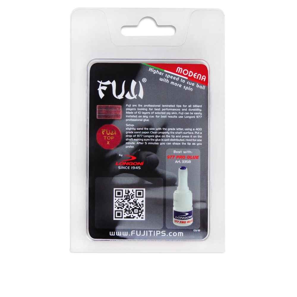 Наклейка для кия Longoni Fuji Modena ø14мм Soft 1шт.