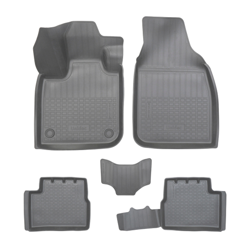 Ковры в салон Norplast/Unidec для Fiat 500-e (2020-), Серый, арт.NPA11-C21-041-G