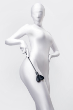 Черный стек 35см со шлепком в форме сердца ToyFa Anonymo 310008