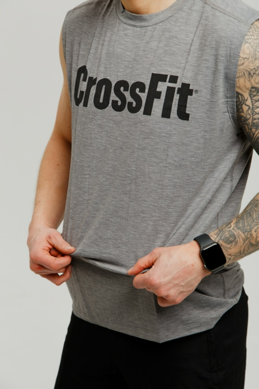 Безрукавка CROSSFIT серая