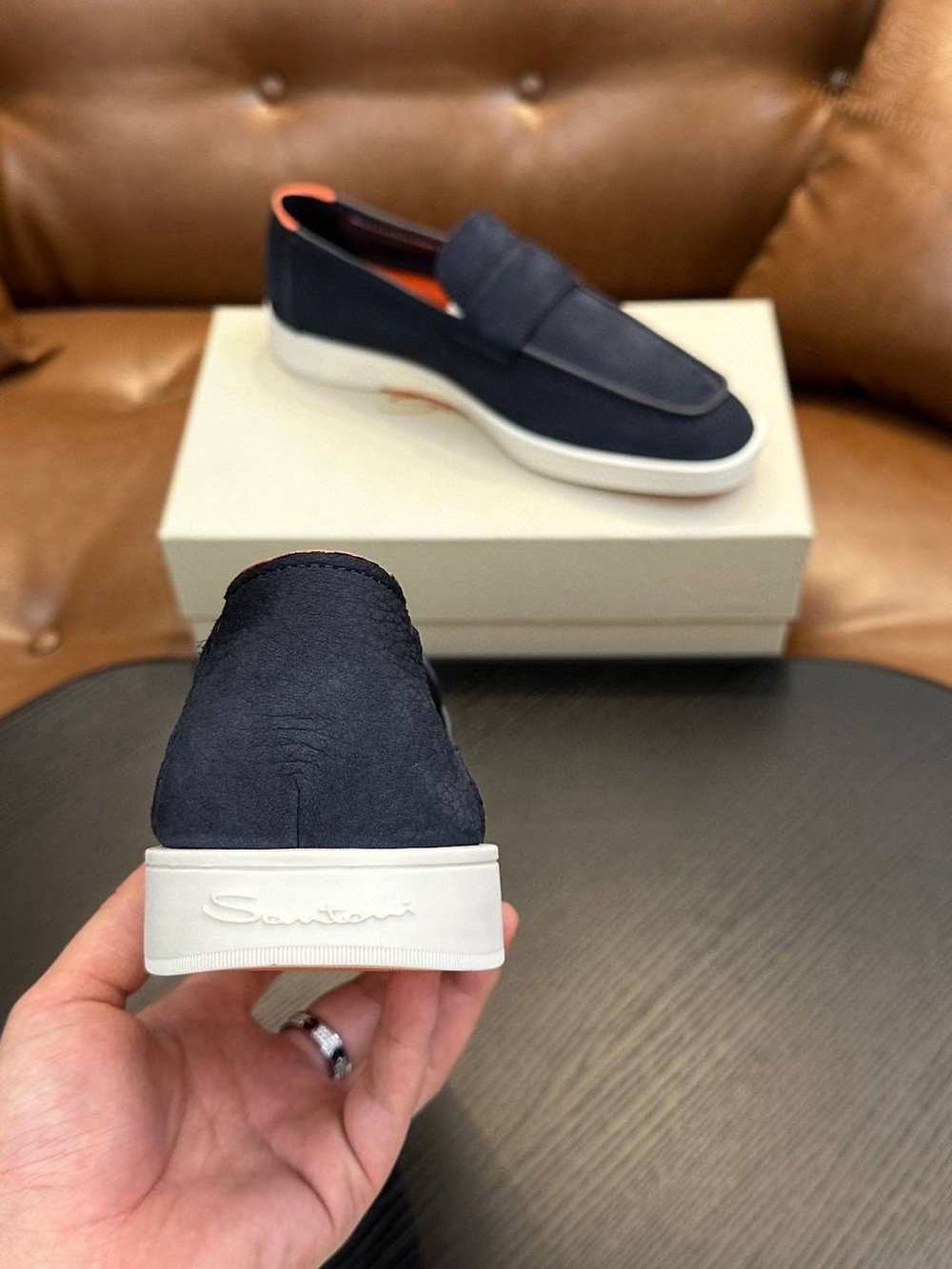 Лоферы Santoni