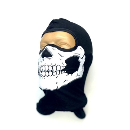 Балаклава-Подшлемник Челюсть белая Ровные зубы