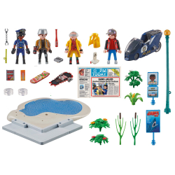Playmobil - Powrót do przyszłości - Back to the Future II Погоня на скейтборде 70634