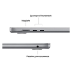 Ноутбук Apple MacBook Air 15" 2023 M2/8Gb/256Gb (MQKP3) Space Gray