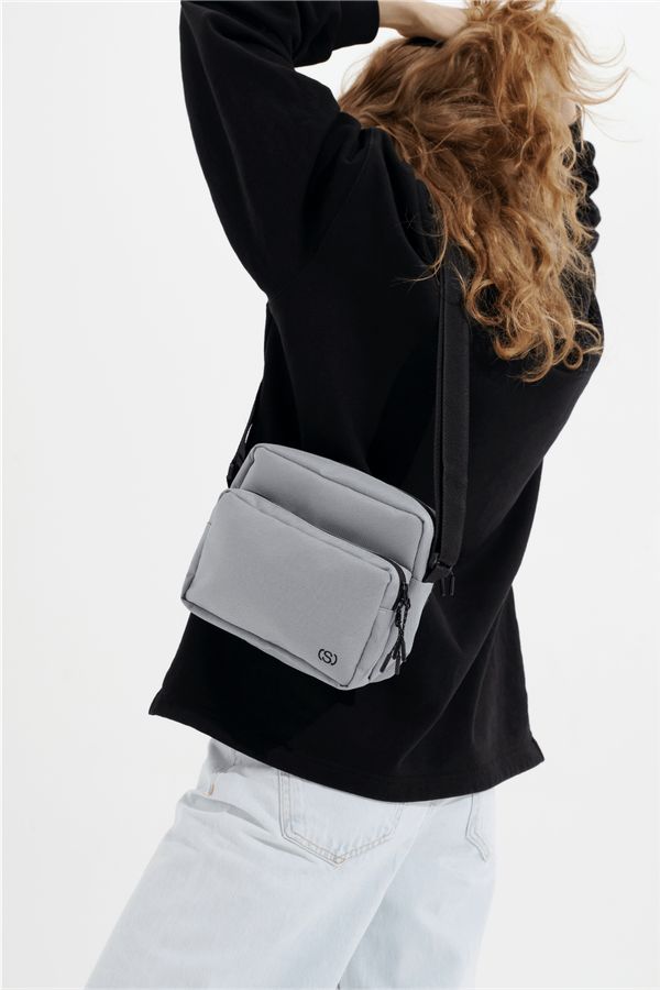 Сумка кросс-боди Sputnik Bags VERA Серая - фото 2