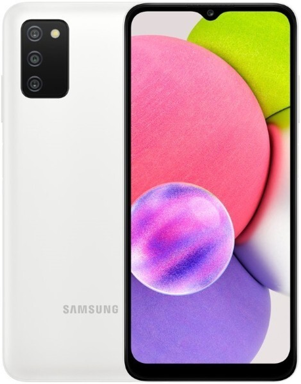 Смартфон Samsung Galaxy A03s 32 ГБ (SM-A037FZWDSER)белый