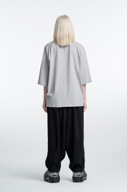 Футболка oversize из легкого трикотажа