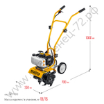 STEHER 2.2 л.с., бензиновый культиватор (GK-100)