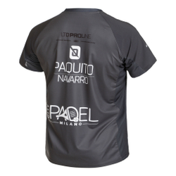 Мужское теннисное поло Bullpadel Oden Paquito Navarro T-Shirt Men - Black