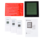 Метеостанция Bresser Temeo Hygro Quadro Prestige с тремя датчиками, черная