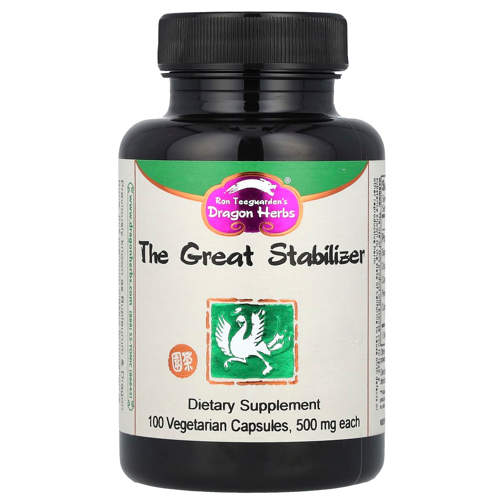 Dragon Herbs, Bupleurum & Dragon Bone, 500 мг, 100 вегетарианских капсул