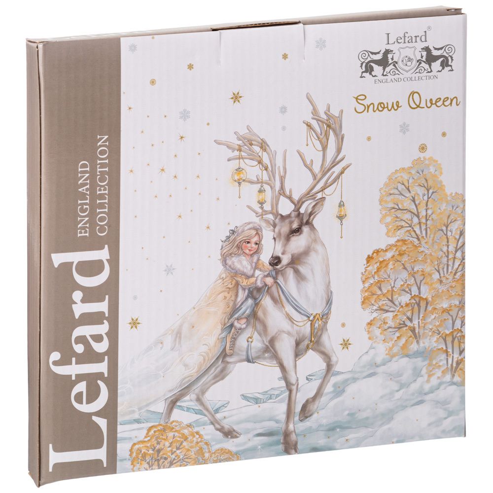 ТАРЕЛКА ЗАКУСОЧНАЯ LEFARD "СНЕЖНАЯ КОРОЛЕВА" 20,5 СМ (КОР=24ШТ.)