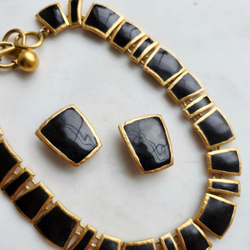 Колье Anne Klein графитовая мозаика