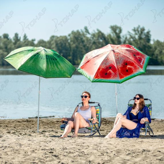 Зонт пляжный d 1,8м с наклоном Киви (19/22/170Т) (N-BU1907-180-K) NISUS