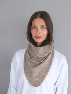 Манишка вязаная (Тауп)