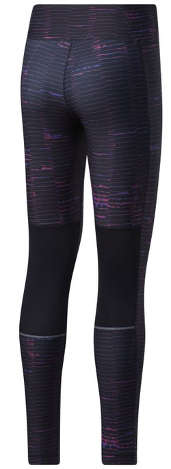 Леггинсы Reebok TS Run Lux Bold Tight-Kinetic Stripe W - black