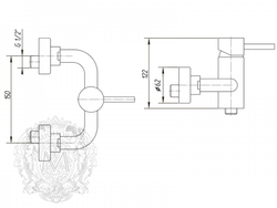 Смеситель для душа Migliore Fortis ML.FRT-5338 схема