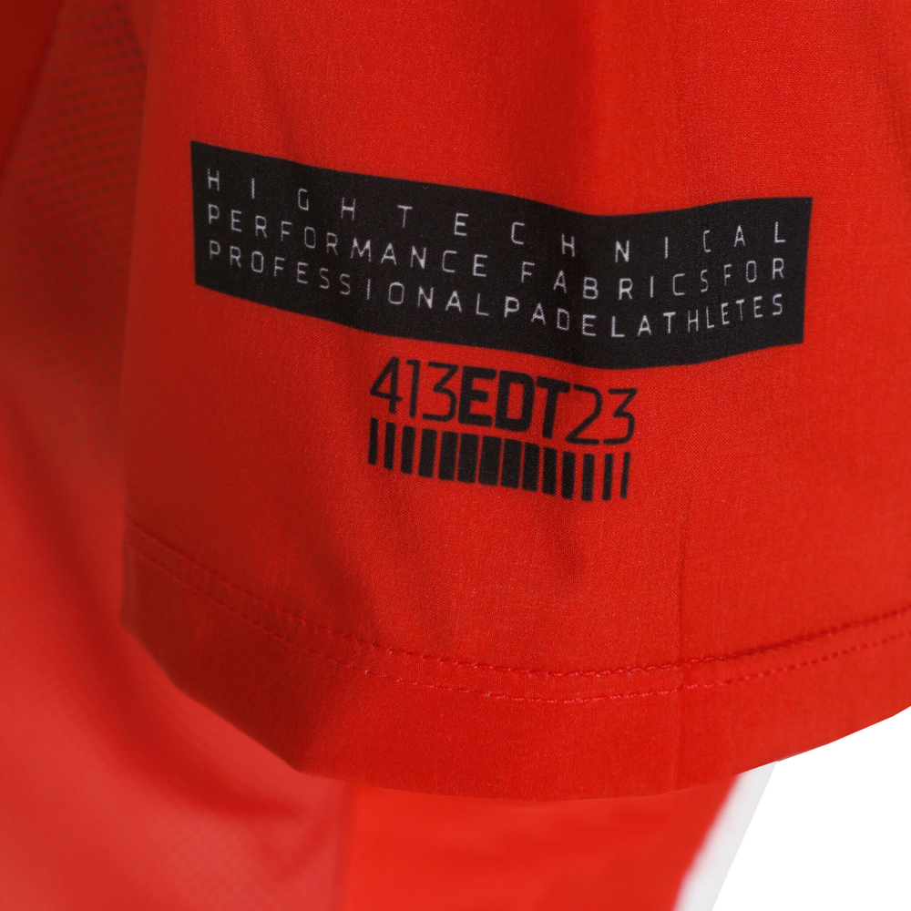 Мужское теннисное поло Bullpadel Odeon Tello T-Shirt Men - Red