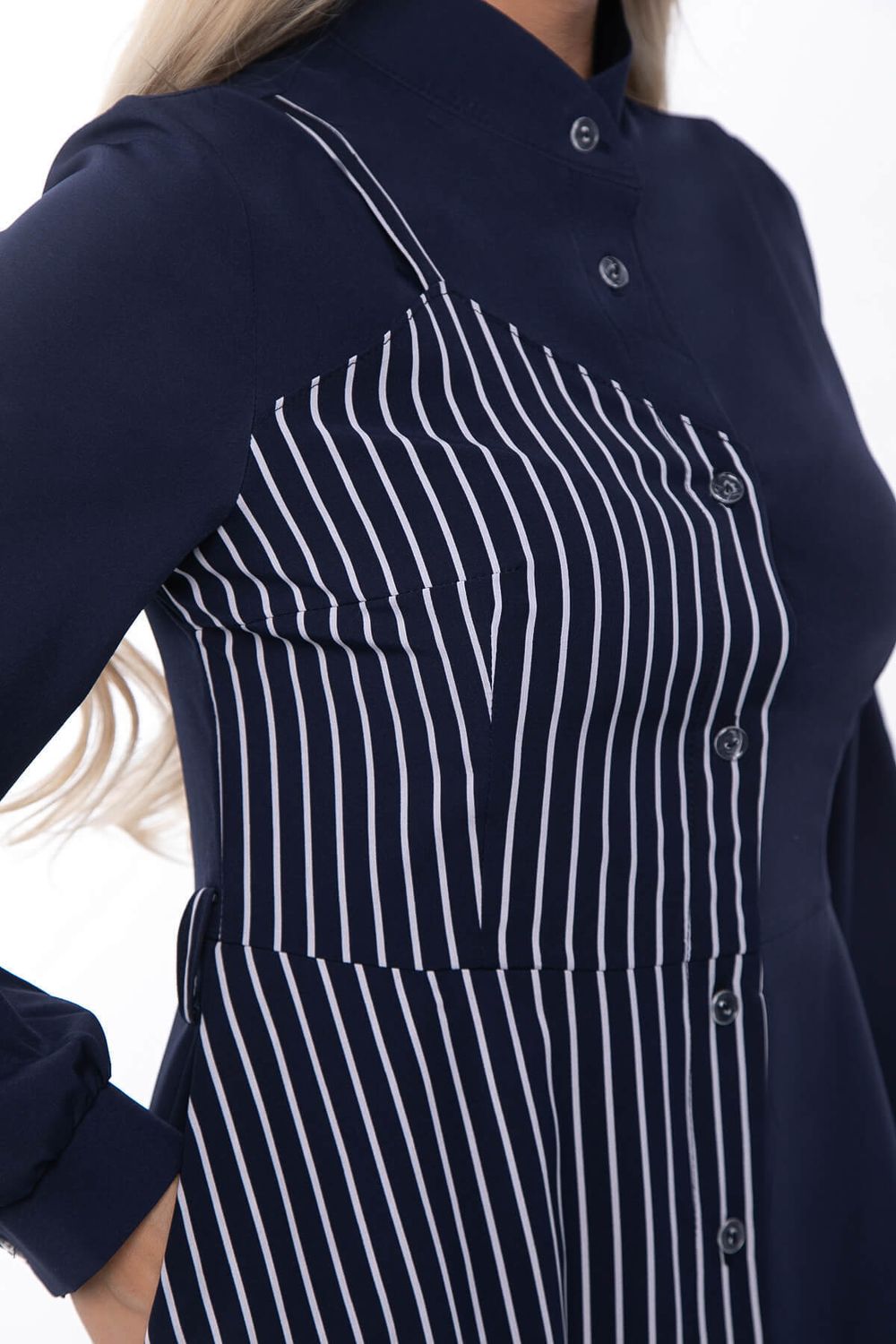 Платье "Королева красоты" (синее/полоска) П7405 LT Collection (Акция)