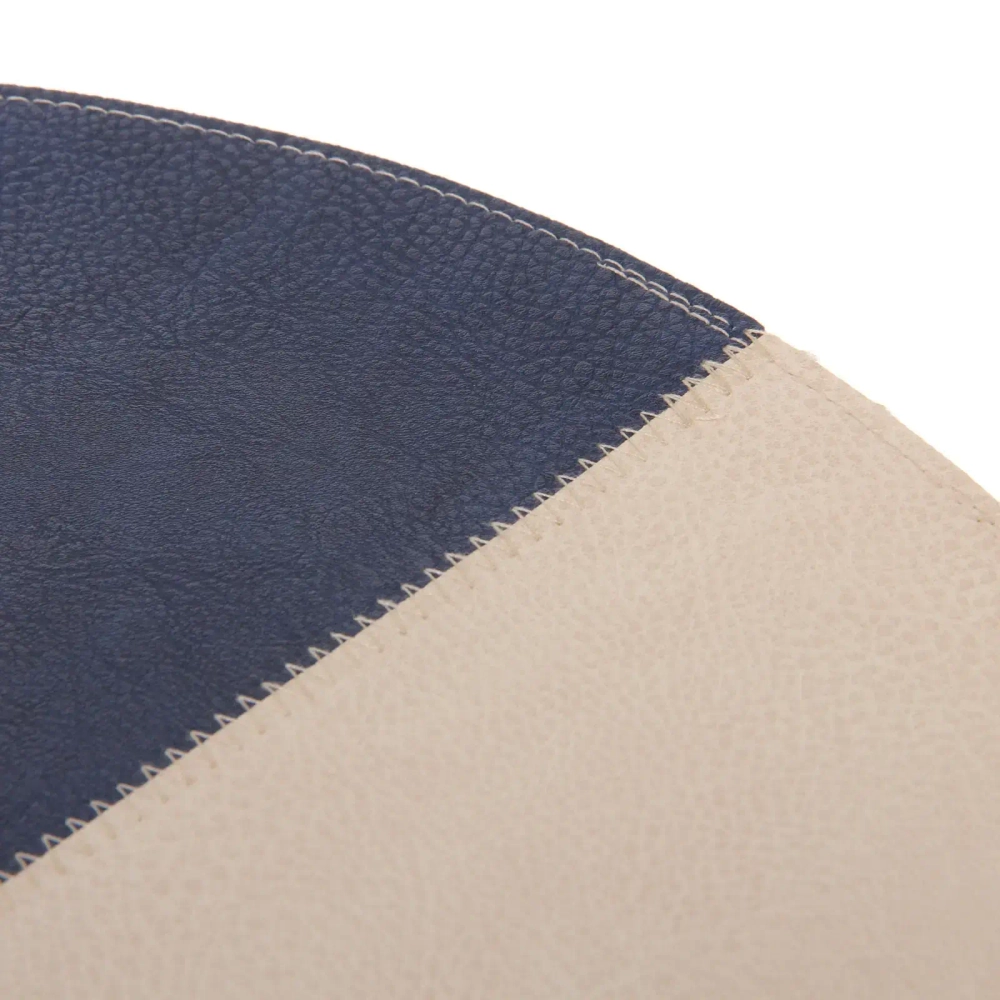 Салфетка на стол 37см «Марс» бежево-синяя