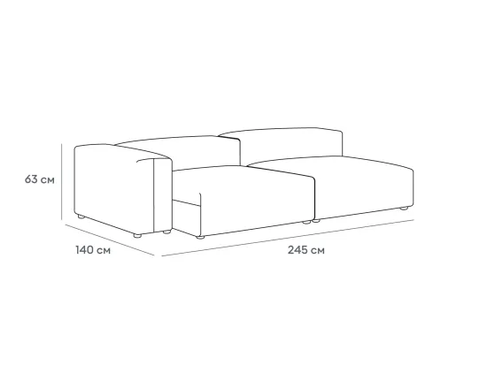 Модульный диван Sorrento 687957