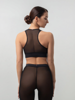 Disco Show trousers, Black mesh