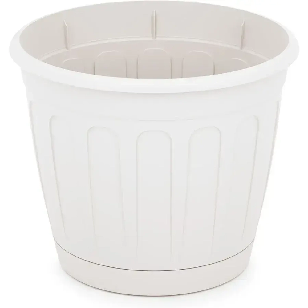 Горшок цв. Дионис 1,6л (белый) (комплект 32 шт)
