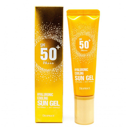 Deoproce Гель для лица увлажняющий солнцезащитный - SPF50+/PA+++ hyaluronic sun gel, 50г