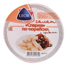 Салат "Спаржа по-корейски с грибами" 250г. Леор