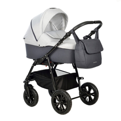 Детская коляска Indigo Charlotte Sity 2 в 1 Cs 05 т.серый+св.серый