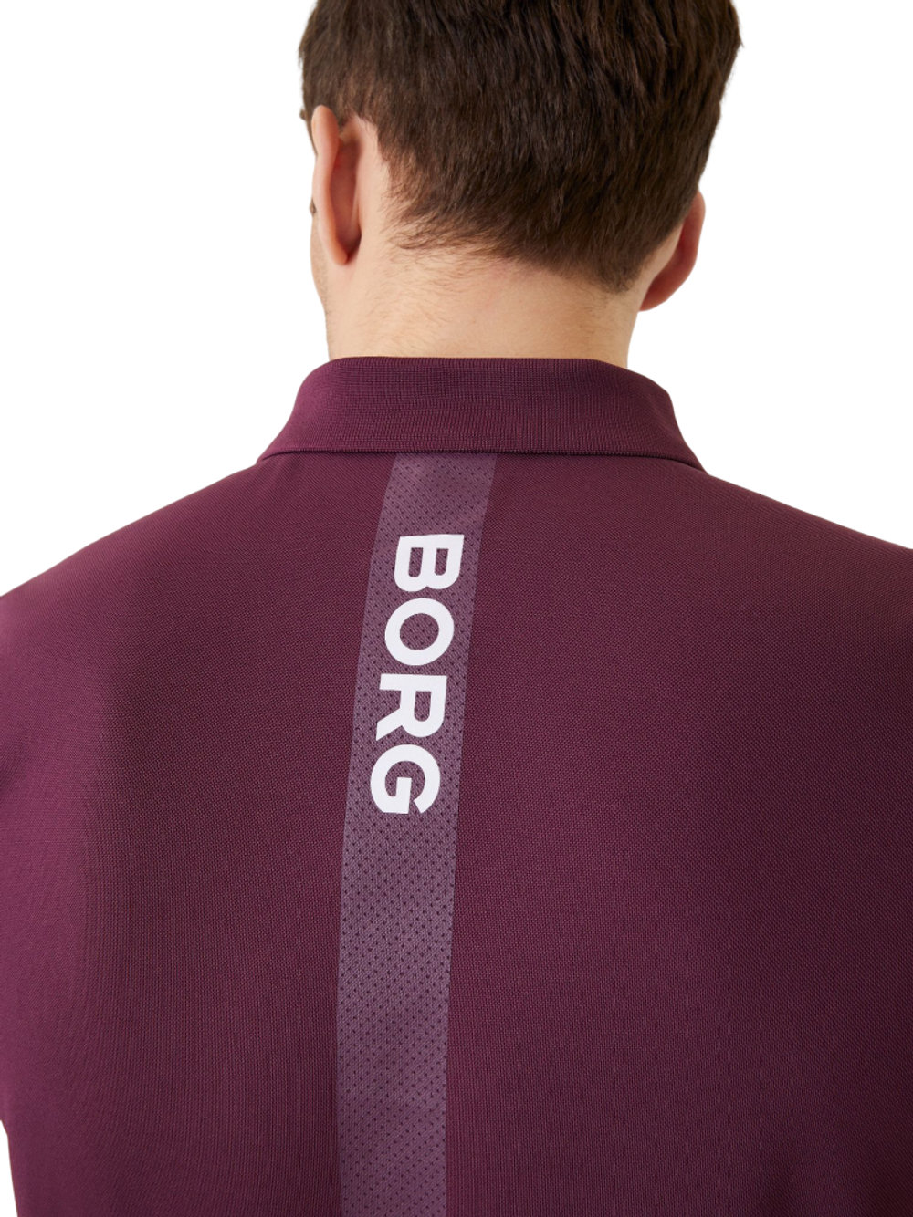 Мужское теннисное поло Björn Borg Ace Polo - Фиолетовый