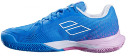Детские теннисные кроссовки Babolat Jet Mach 3 Clay Junior Girl - french blue