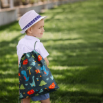 Набор для детского сада: кармашек, коврик, мешок. Динозавры принт