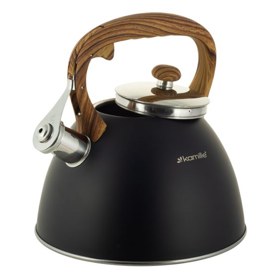 Чайник 3 л. из нержавеющей стали со свистком Kamille KM 0854
