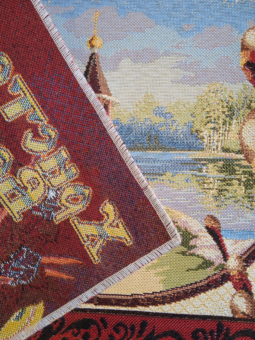 Декоративная гобеленовая салфетка Пасхальная неделя 49х30 см