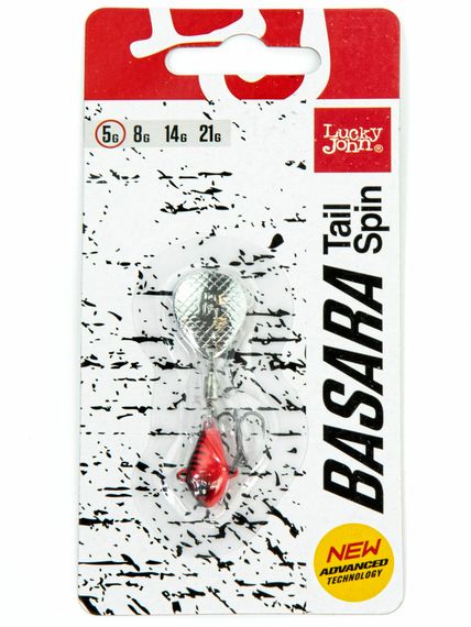 Тейл-спиннер Lucky John BASARA TAIL SPIN 05.0г 014 в блистере