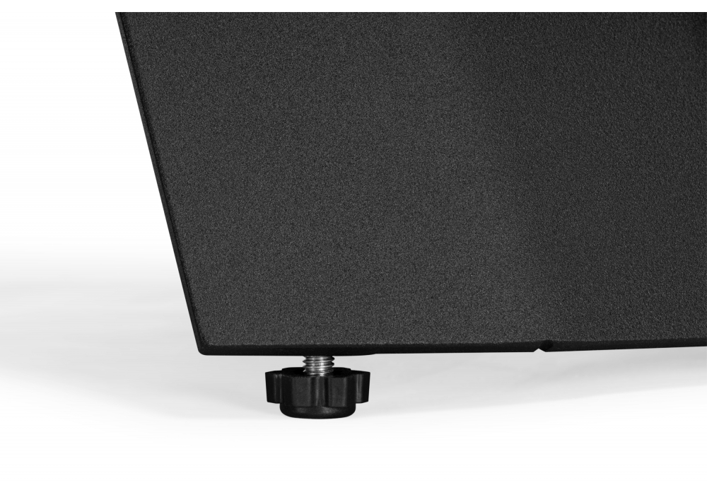 Керамический стол Woodville Шелтон 180(260)x90 massa ink gray, черный