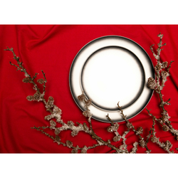 Скатерть 150х250 Tkano Russian North красная