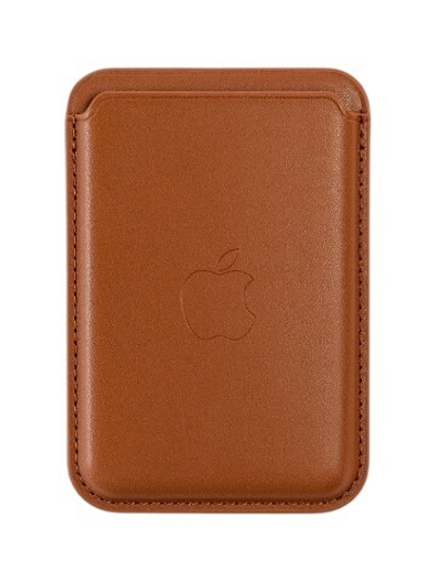 Картхолдер iPhone Leather Wallet MagSafe с лого