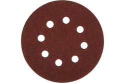 Круг шлифовальный универсальный 5 шт. (125 мм; Р80) "МАСТЕР" Зубр 35562-125-080