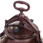 Казан афганский алюминий, 5 л, с крыш, с ручками, двухцветный, adr5